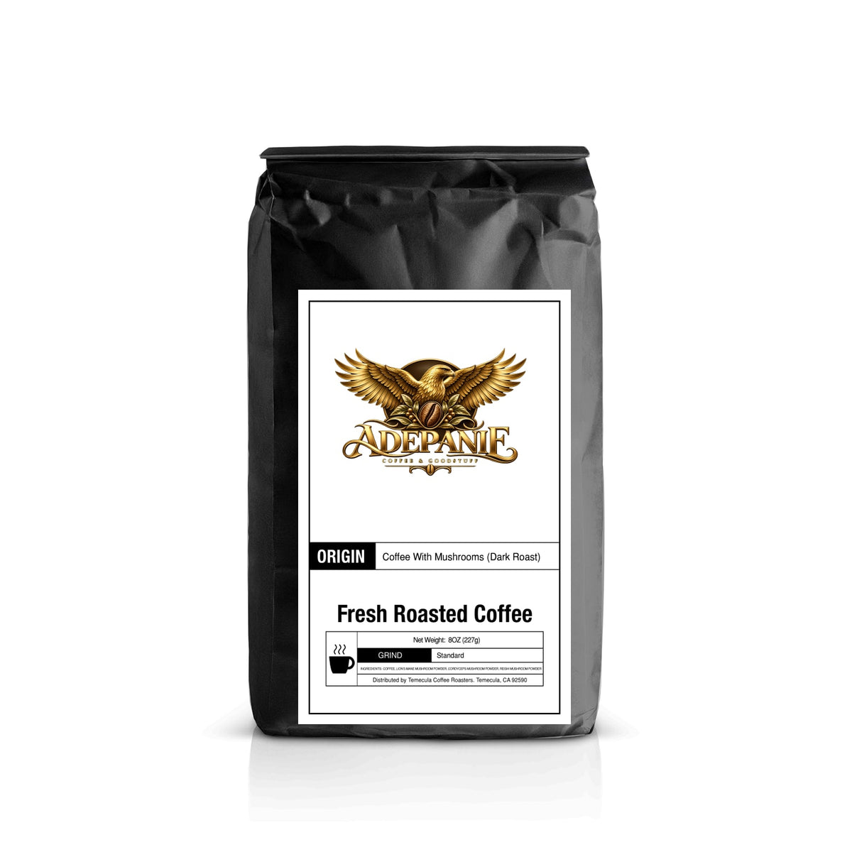 Coffee with Mushrooms Dark Roast